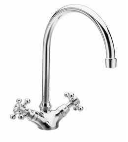 ANTEA stojánková dřezová baterie, výška 275mm, chrom