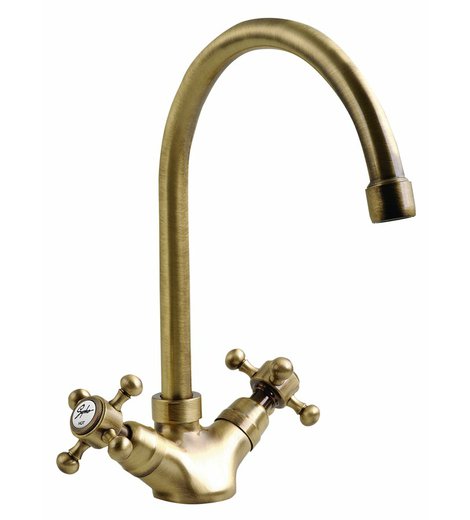 ANTEA stojánková dřezová baterie, výška 275mm, bronz