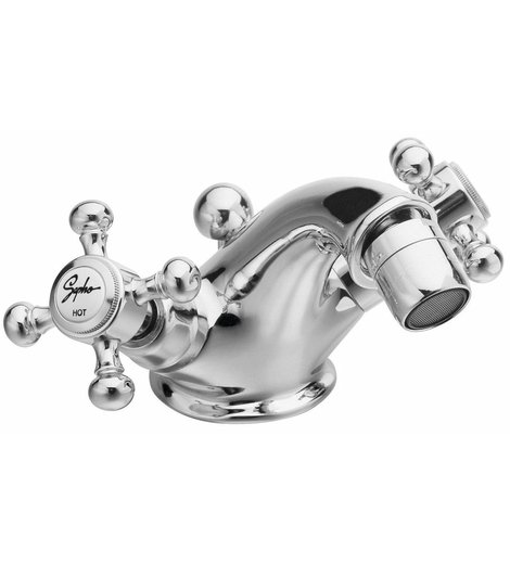 ANTEA stojánková bidetová baterie s výpustí, chrom