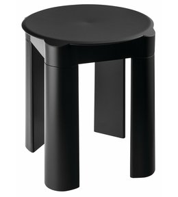 COLORED koupelnová stolička 37x39x37cm, ABS, černá mat A56013