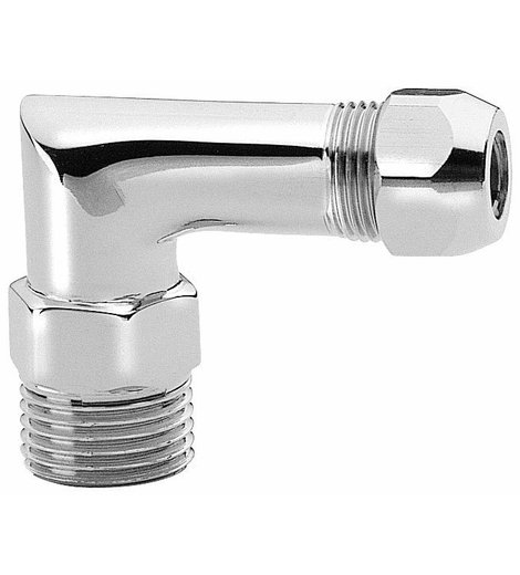 Připojovací koleno M1/2"x10, chrom