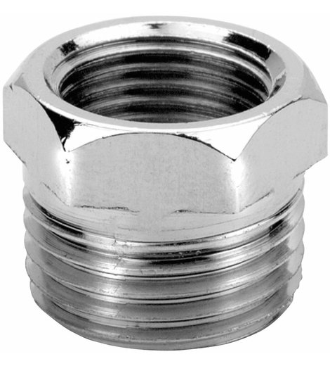 Redukce F3/8xM1/2, chrom