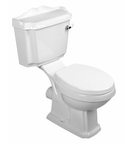 ANTIK WC kombi, retro, spodní/zadní odpad, bílá