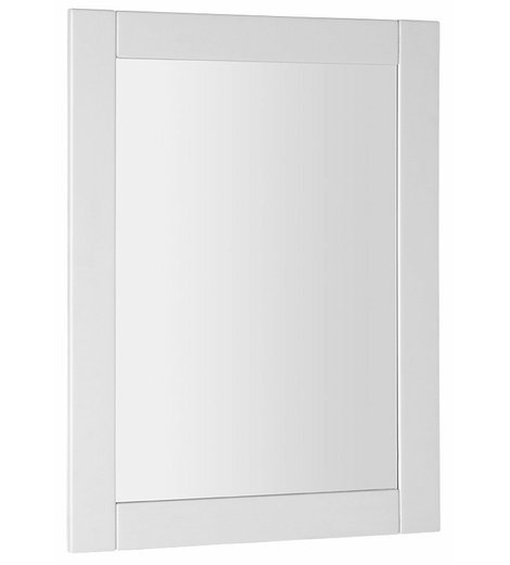 FAVOLO zrcadlo v rámu 70x90cm, bílá mat
