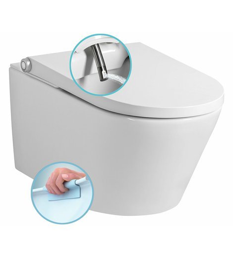 VEEN CLEAN závěsné WC s integrovaným elektronickým bidetem