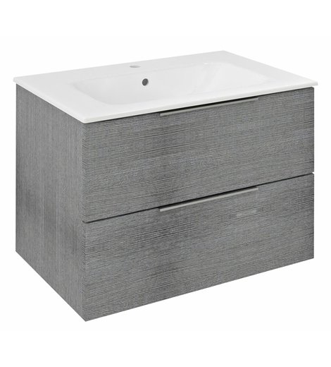 CIRASA umyvadlová skříňka 69,8x52x46cm, dub stříbrný