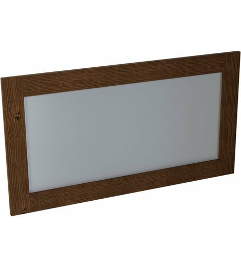 BRAND zrcadlo v dřevěném rámu 1300x700mm, mořený smrk
