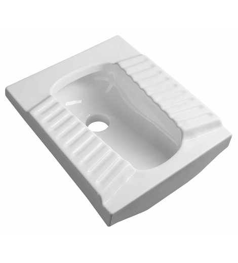 AGADI turecké WC nášlapné, 50x61,5cm, bílá