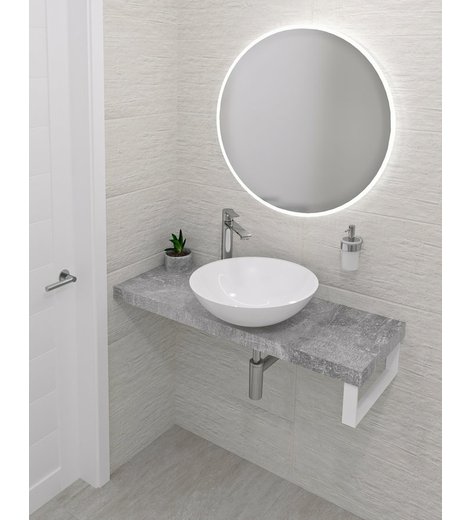 AVICE deska pod umyvadlo 60x36cm, tl.5cm, cement