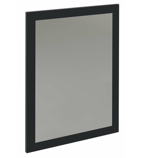 NIROX zrcadlo v rámu 60x80cm, antracit matný