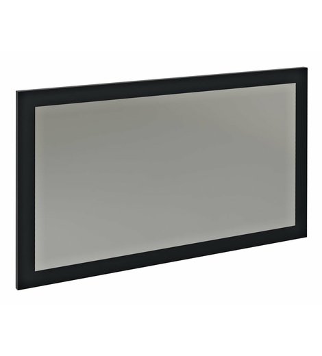 NIROX zrcadlo v rámu 100x60cm, antracit matný