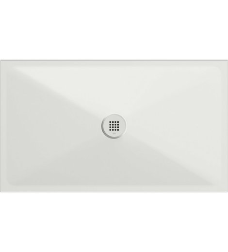 Keramická sprchová vanička, obdélník 120x70x2cm, bílá mat