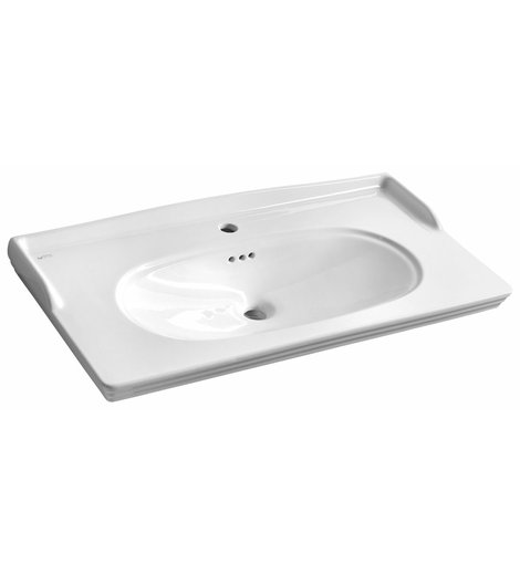 STELLA keramické umyvadlo 90x46,5cm, bílá