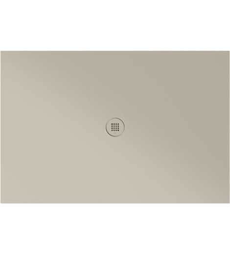 Keramická sprchová vanička, obdélník 120x80x2cm, creta mat