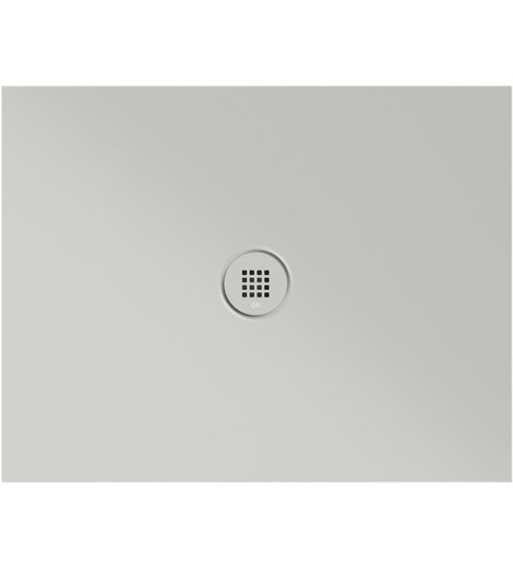 Keramická sprchová vanička, obdélník 90x70x2cm, cenere mat