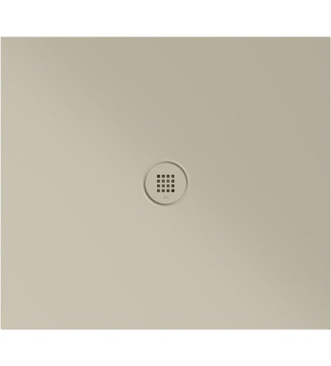 Keramická sprchová vanička, obdélník 90x80x2cm, creta mat