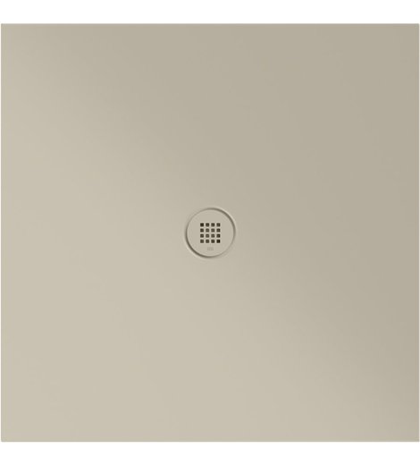 Keramická sprchová vanička, čtverec 100x100x2cm, creta mat