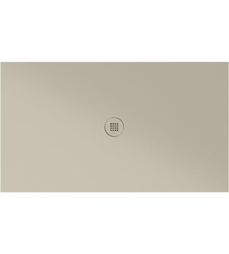 Keramická sprchová vanička, obdélník 140x80x2cm, creta mat