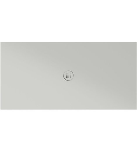 Keramická sprchová vanička, obdélník 160x80x2cm, cenere mat