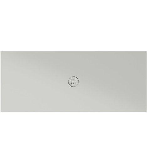 Keramická sprchová vanička, obdélník 170x70x2cm, cenere mat