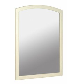 RETRO zrcadlo v dřevěném rámu 650x910mm, starobílá 1685