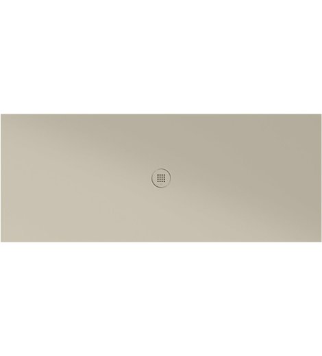 Keramická sprchová vanička, obdélník 200x80x2cm, creta mat