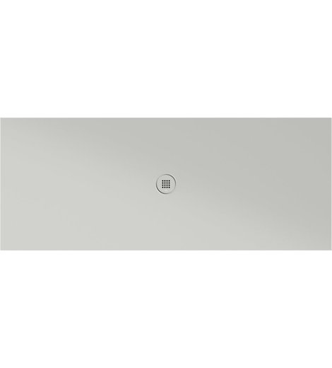 Keramická sprchová vanička, obdélník 200x80x2cm, cenere mat