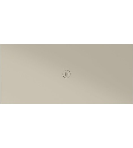 Keramická sprchová vanička, obdélník 200x90x2cm, creta mat