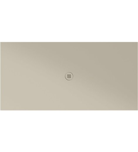 Keramická sprchová vanička, obdélník 200x100x2cm, creta mat