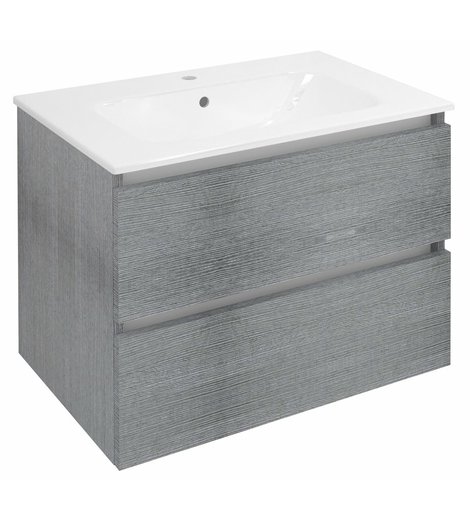 EZARA umyvadlová skříňka 69,8x52x46cm, dub stříbrný