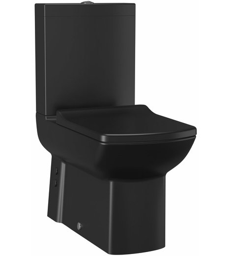 LARA WC kombi, spodní/zadní odpad, černá mat