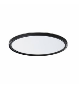 AZPO stropní LED svítidlo, ø 290mm, 18,5W, IP54, černá mat