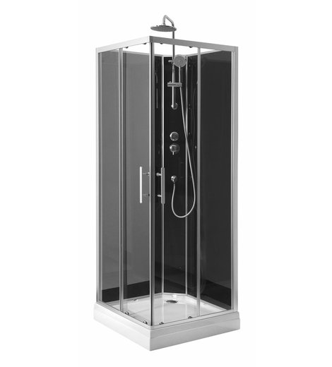 GRANVIK čtvercový sprchový box 800x800x2180mm, čiré sklo