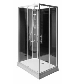 GRANVIK obdélníkový sprchový box 800x1200x2180mm, čiré sklo
