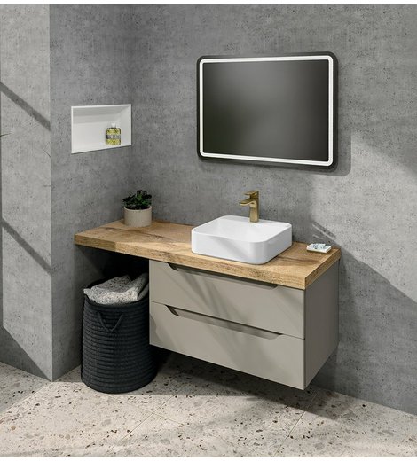 Koupelnový set WAVE 80, agila/dub rover