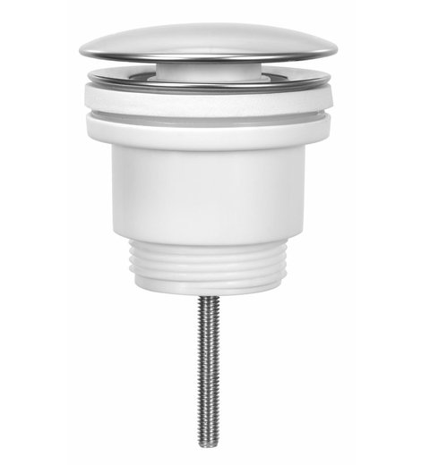 Umyvadlová výpust 5/4“, click-clack, velká zátka, 5-46mm, ABS/chrom
