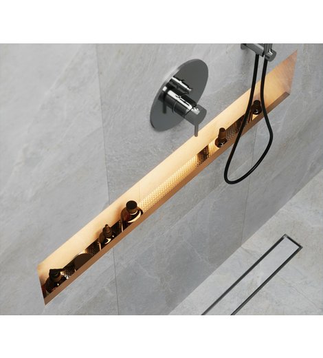 NIX nerezová sprchová kapsa, 80cm