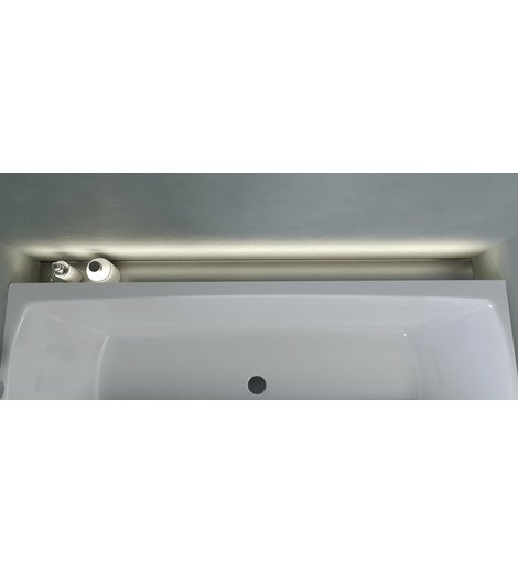 NIX nerezová vanová kapsa, 173cm, instalace do niky