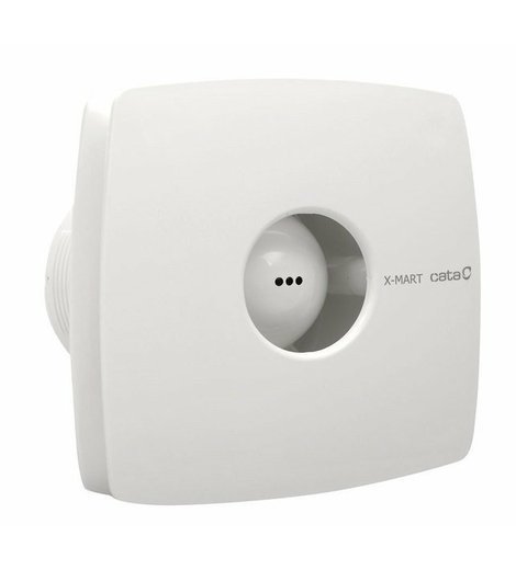 X-MART 12T koupelnový ventilátor axiální s časovačem, 20W, potrubí 120mm, bílá