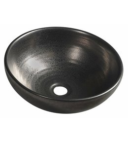 ATTILA keramické umyvadlo, průměr 43cm, metalická měď