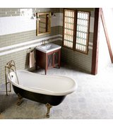 ANTEA připojení pro instalaci vanové baterie do podlahy (pár), bronz