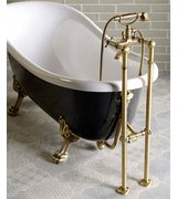 ANTEA připojení pro instalaci vanové baterie do podlahy (pár), bronz