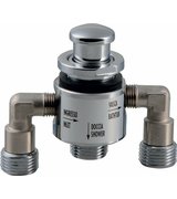 Přepínač na okraj vany, chrom