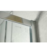LUCIS LINE půlkruhová sprchová zástěna 900x900mm, čiré sklo