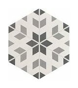 HEXATILE Harmony B&W 17,5x20 (EQ-10D) (1bal=1m2)