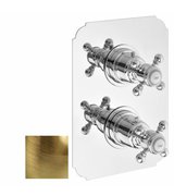 SASSARI podomítková sprchová termostatická baterie, 2 výstupy, bronz (LO89163BR)