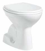 WC mísa samostatně stojící 36x54cm, spodní odpad, bílá