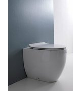 FLO WC sedátko SLIM Soft Close, termoplast, bílá