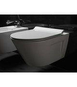 NORM/PURA WC sedátko SLIM soft close, duroplast, bílá/chrom