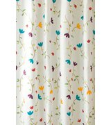 Sprchový závěs 180x200cm, polyester, květovaný